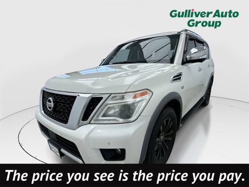 Used 2017 Nissan Armada Platinum w/ Captain Seat Package image 1