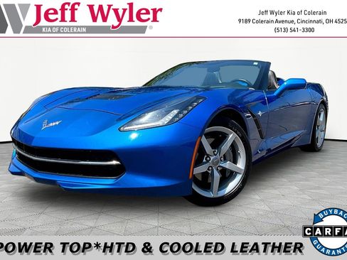 Used 2015 Chevrolet Corvette Stingray Convertible w/ 2LT Preferred Equipment Group RWD image 1