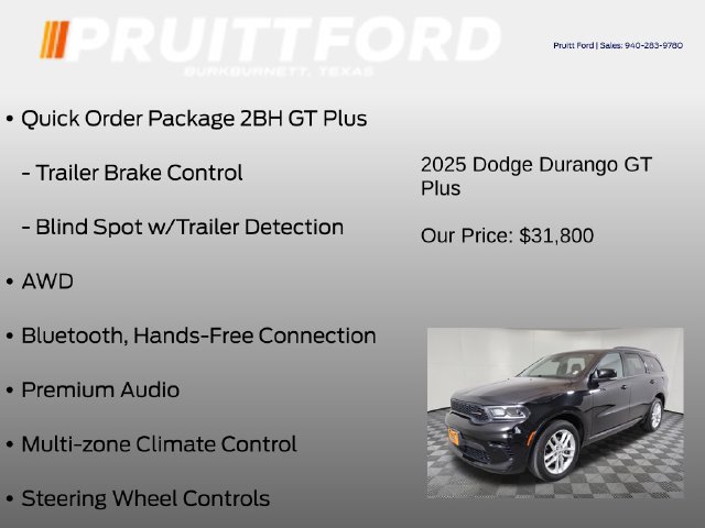 Used 2025 Dodge Durango GT AWD/4WD image 37