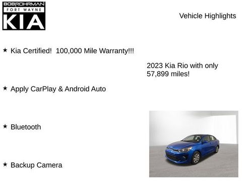 Certified 2023 Kia Rio S image 7