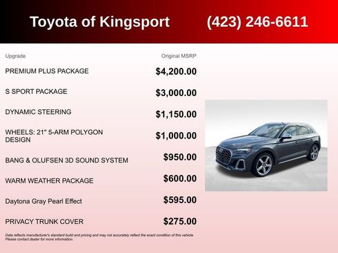 Used 2022 Audi SQ5 Premium Plus w/ Premium Plus Package image 3