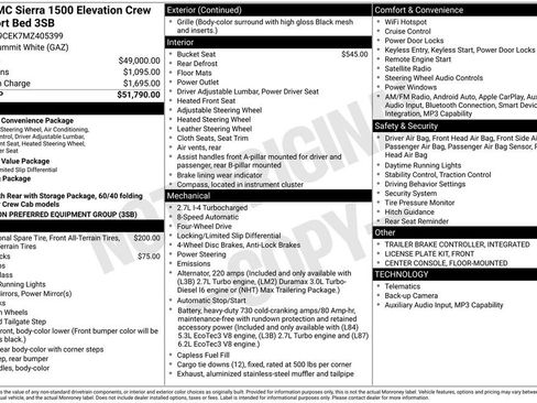 Used 2021 GMC Sierra 1500 Elevation image 2