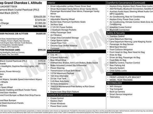 New 2025 Jeep Grand Cherokee L Laredo image 6