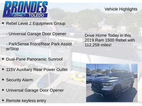 Used 2019 RAM 1500 Rebel w/ Rebel Level 2 Equipment Group AWD/4WD image 27