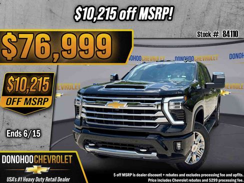 New 2026 Chevrolet Silverado 2500 High Country w/ Z71 Off-Road Package AWD/4WD image 1
