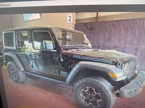 Used 2022 Jeep Wrangler Unlimited Rubicon 4xe w/ Cold Weather Group image 2