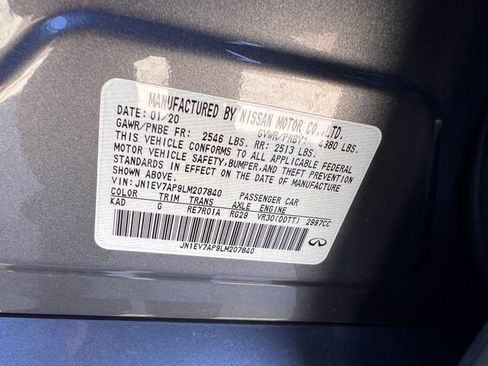 Used 2020 INFINITI Q50 Luxe w/ Essential Package (3.0T Luxe) image 42