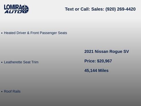 Used 2021 Nissan Rogue SV AWD/4WD image 8