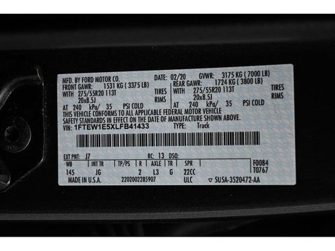 Used 2020 Ford F150 XL w/ Equipment Group 101A Mid AWD/4WD image 46