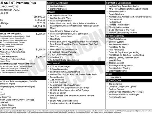 Used 2018 Audi A6 3.0T Premium Plus w/ Premium Plus Package image 3