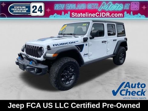 Used 2023 Jeep Wrangler Unlimited Rubicon 4xe AWD/4WD image 1