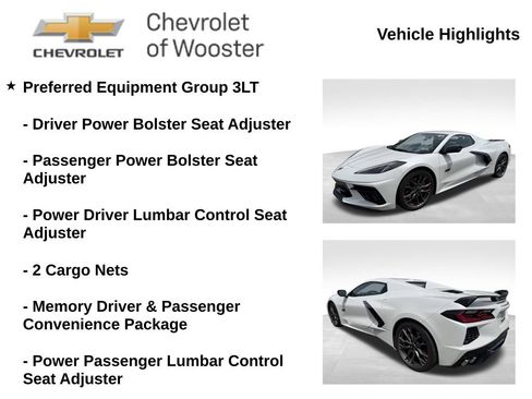 Used 2023 Chevrolet Corvette Stingray Premium Conv w/ Z51 Performance Package RWD image 2