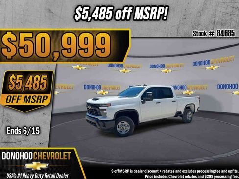New 2026 Chevrolet Silverado 2500 W/T w/ WT Convenience Package AWD/4WD image 1