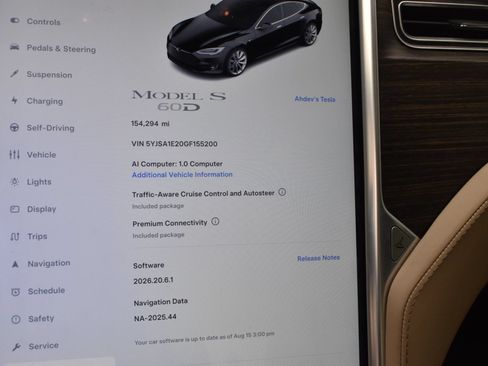 Used 2016 Tesla Model S 60D AWD/4WD image 5