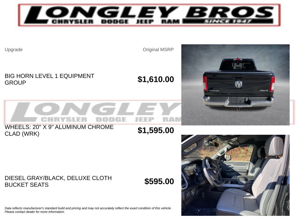 Used 2022 RAM 1500 Big Horn AWD/4WD image 2