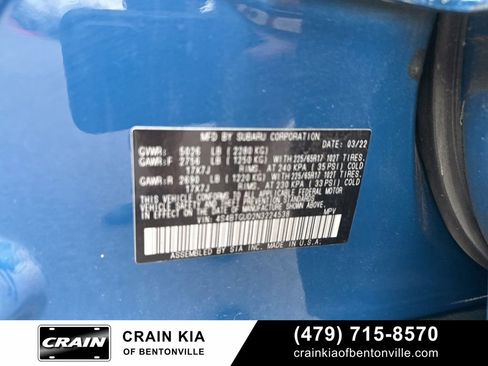 Used 2022 Subaru Outback Wilderness w/ Wilderness Package image 18