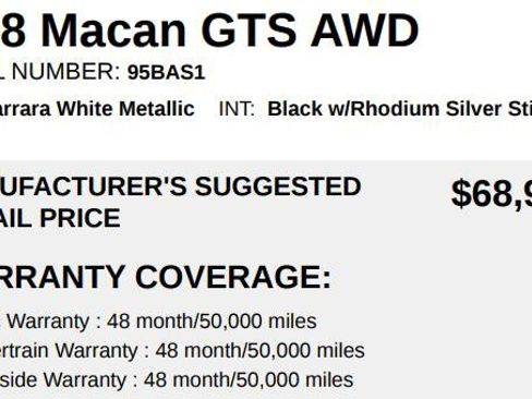 Used 2018 Porsche Macan GTS image 92