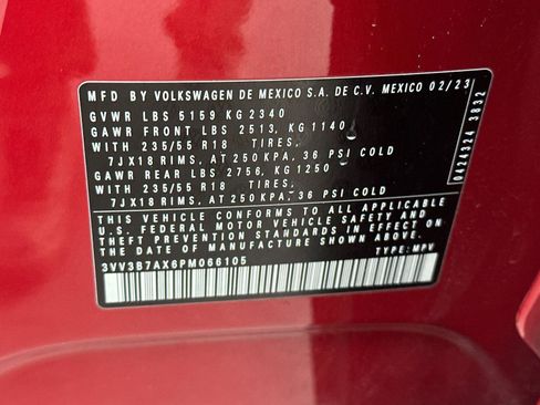 Used 2023 Volkswagen Tiguan SE FWD image 28