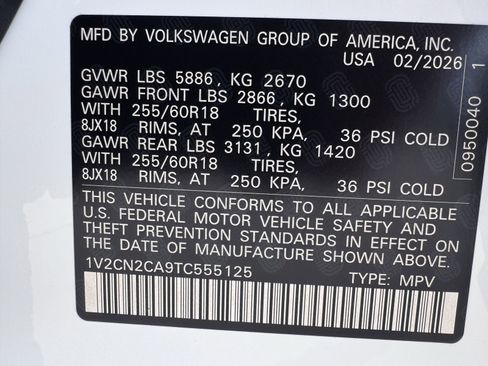 New 2026 Volkswagen Atlas Peak Edition AWD/4WD image 32