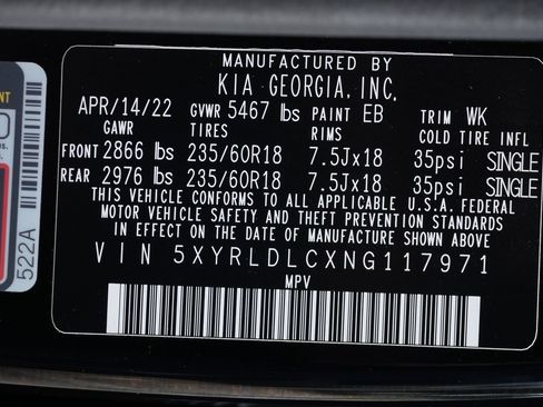 Used 2022 Kia Sorento S AWD/4WD image 43
