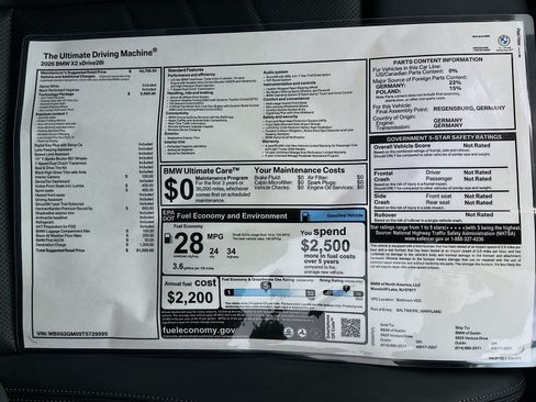 New 2026 BMW X2 xDrive28i w/ Technology Package AWD/4WD image 46