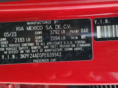 Used 2023 Kia Forte LXS FWD image 23