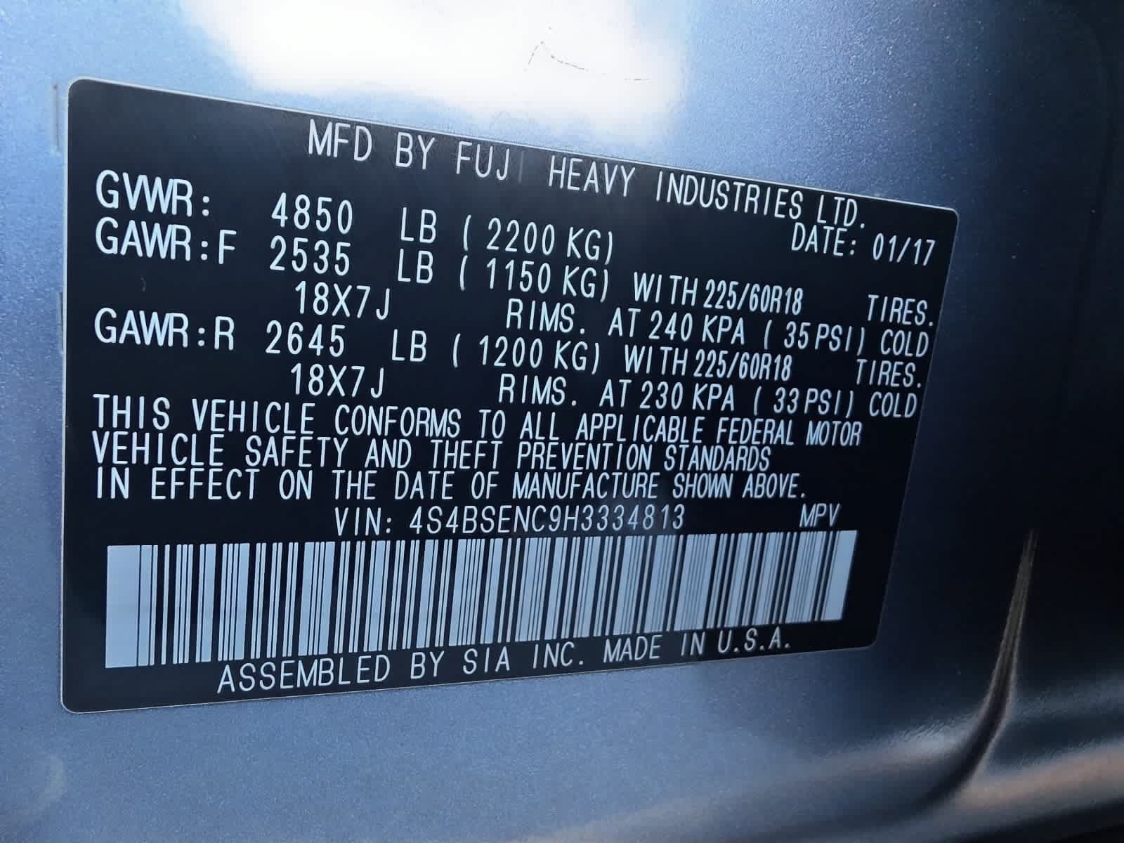Used 2017 Subaru Outback 3.6R Limited AWD/4WD image 34