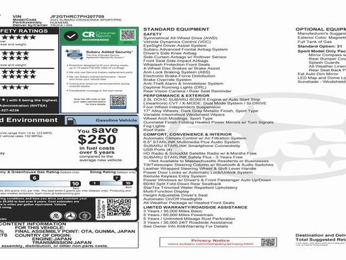 Used 2023 Subaru Crosstrek 2.5i Sport image 4