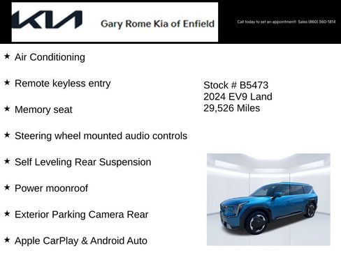 Certified 2024 Kia EV9 Land AWD/4WD image 20