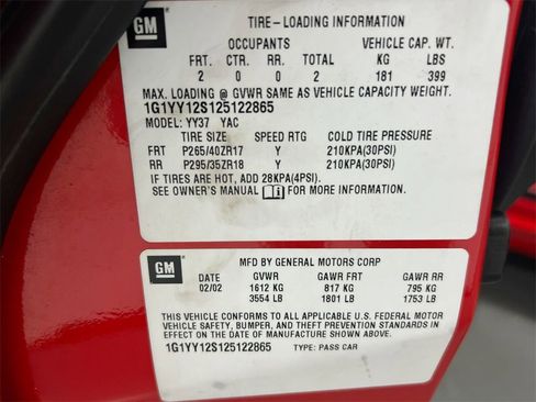 Used 2002 Chevrolet Corvette Z06 w/ Memory Pkg image 25