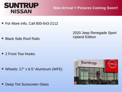 Used 2020 Jeep Renegade Sport image 6