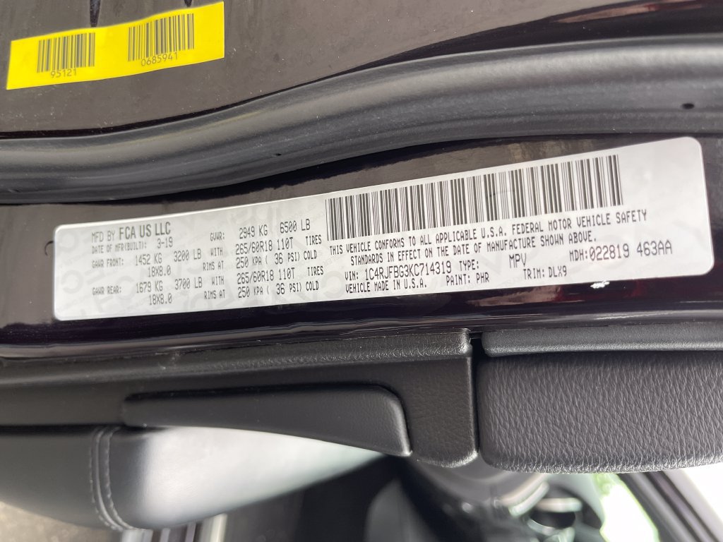 Used 2019 Jeep Grand Cherokee Limited w/ Luxury Group II AWD/4WD image 6