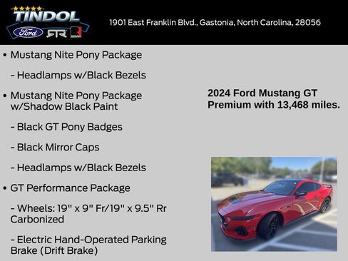 Used 2024 Ford Mustang GT Premium w/ GT Performance Package RWD image 17