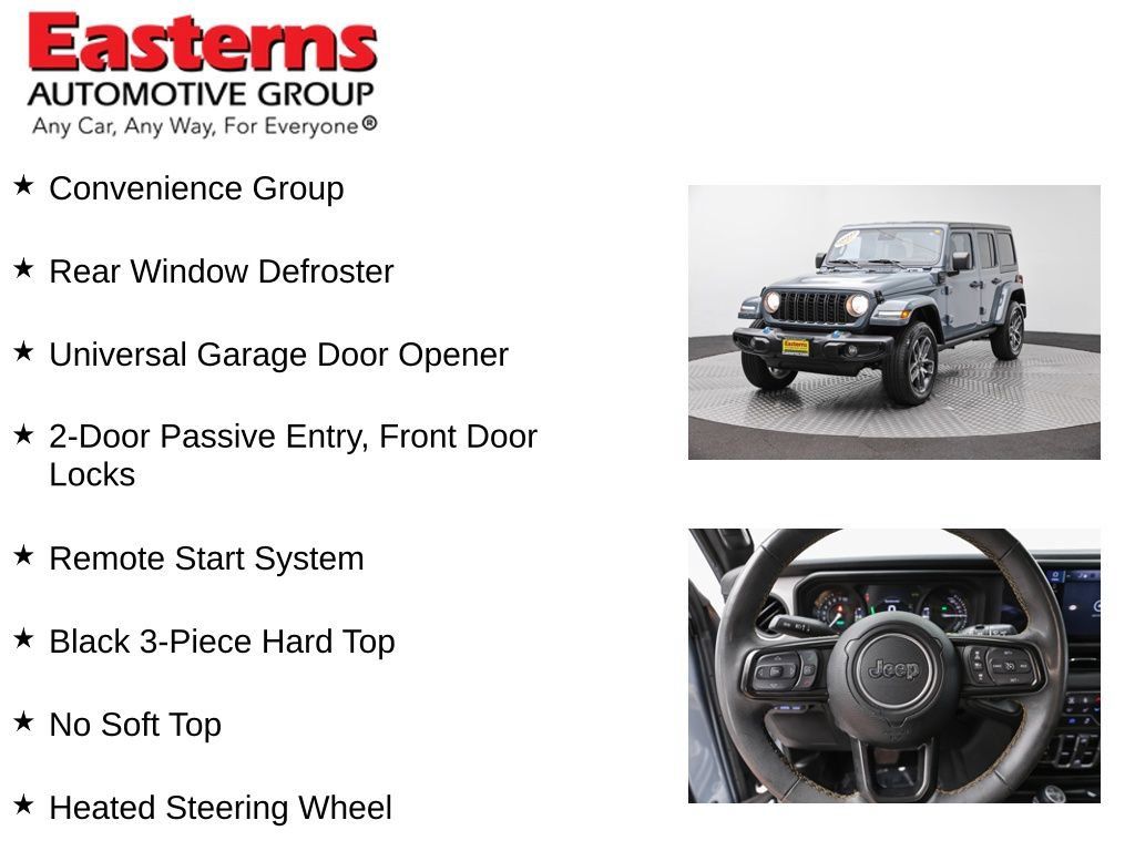 Used 2024 Jeep Wrangler Unlimited w/ Convenience Group AWD/4WD image 13