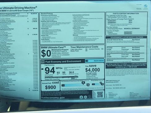 New 2026 BMW i4 xDrive40i w/ Premium Package image 2