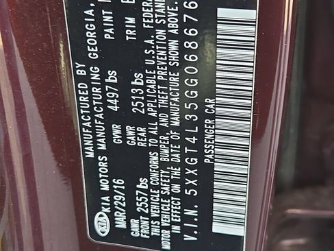 Used 2016 Kia Optima LX w/ LX Convenience Package image 15