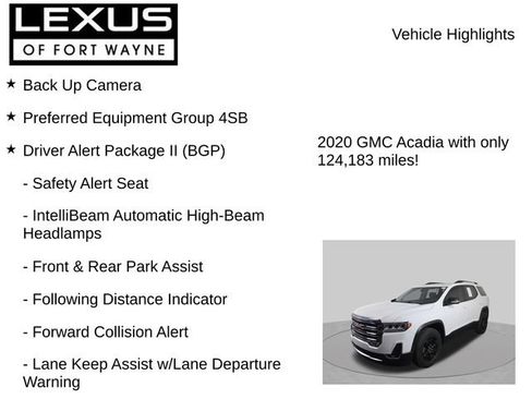 Used 2020 GMC Acadia AT4 w/ Driver Alert Package II AWD/4WD image 8
