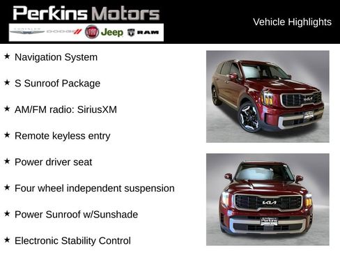 Used 2024 Kia Telluride S w/ S Sunroof Package image 2