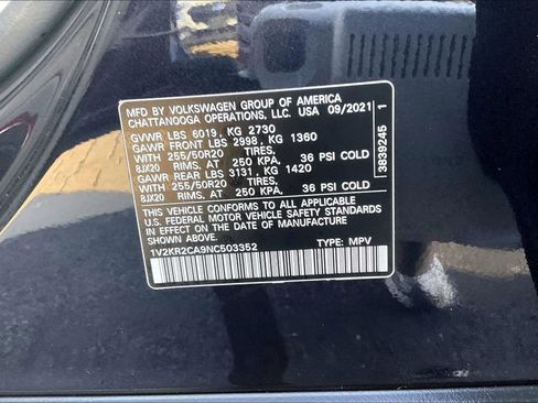 Used 2022 Volkswagen Atlas SE w/ Panoramic Sunroof Package AWD/4WD image 34