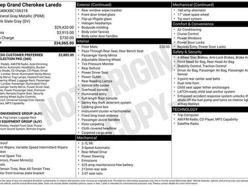 Used 2008 Jeep Grand Cherokee Laredo RWD image 6