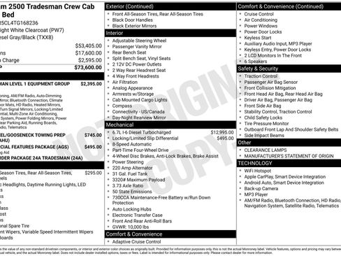 New 2026 RAM 2500 Tradesman image 29