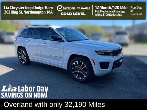 Certified 2023 Jeep Grand Cherokee Overland w/ Luxury Tech Group IV AWD/4WD image 1