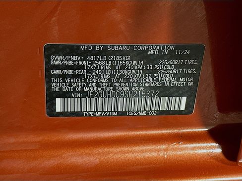 Used 2025 Subaru Crosstrek 2.0i Premium image 12