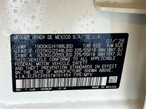 New 2026 Honda HR-V Sport image 22