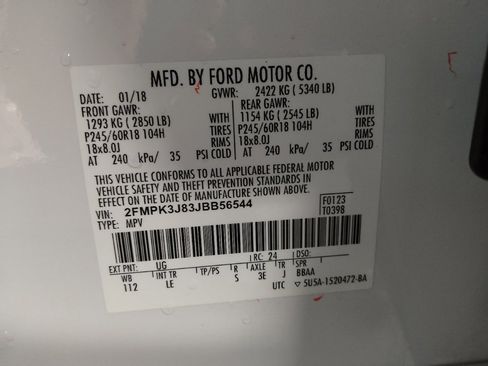 Used 2018 Ford Edge SEL w/ Equipment Group 201A FWD image 33