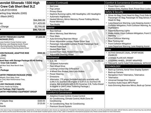 New 2026 Chevrolet Silverado 1500 High Country AWD/4WD image 72