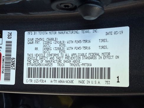 Used 2019 Toyota Tacoma SR image 27