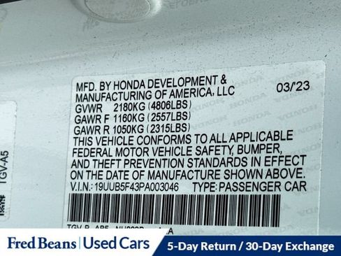 Used 2023 Acura TLX w/ Technology Package FWD image 36