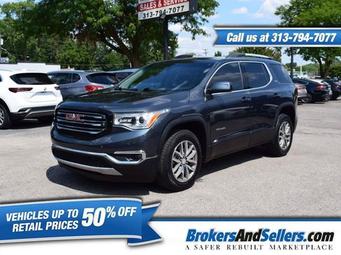 Used 2019 GMC Acadia SLE w/ Driver Alert Package I AWD/4WD image 1