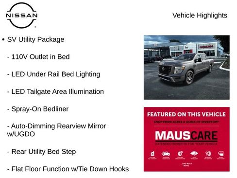 Used 2021 Nissan Titan SV w/ SV Convenience Package image 8